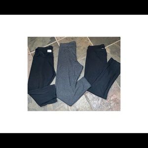 Three Pair of Size Large Old Navy Leggings